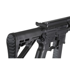 Zion Arms R&D Precision Licensed PW9 Mod 1 Long Rail Airsoft Rifle with Delta Stock (Color: Black)