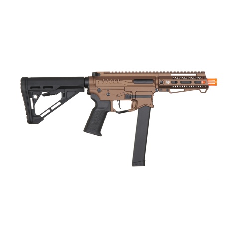 Zion Arms R&D Precision Licensed PW9 Mod 1 Airsoft Rifle with Delta Stock (Color: Bronze)