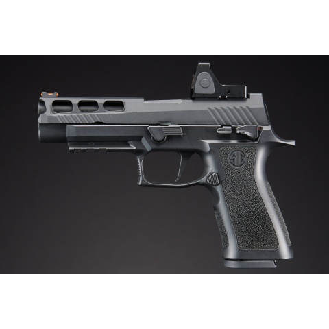 Sig Sauer Proforce P320 XCarry GBB Pistol w/ PH+ P320/M17 Slide & Lancer Tactical Red Dot Reflex Sight