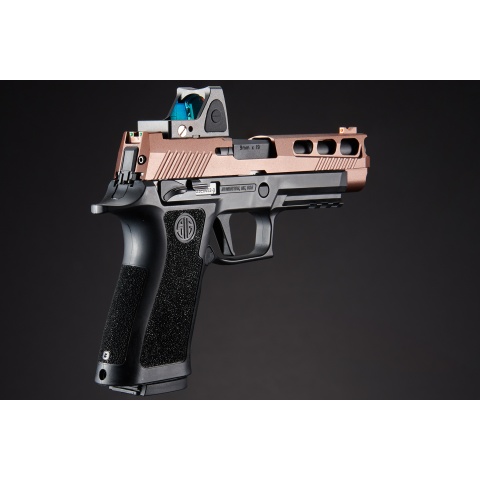 Sig Sauer Proforce P320 XCarry GBB Pistol w/ PH+ P320/M17 Slide & Lancer Tactical Red Dot Reflex Sight
