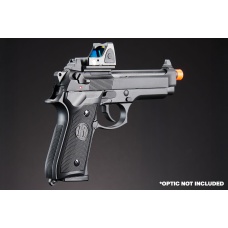 KLI KL92 Optic Ready 6mm Dual Power CO2 Gas Blowback Airsoft Pistol - (Black)