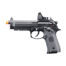 KLI KL-92 AI Optic Ready 6mm Dual Power CO2/Gas Blowback Airsoft Pistol Red Dot Combo - (Black)