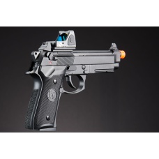 KLI KL-92 AI Optic Ready 6mm Dual Power CO2/Gas Blowback Airsoft Pistol Red Dot Combo - (Black)