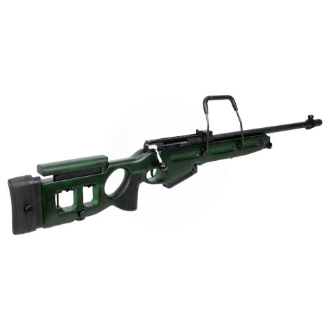 S&T SV-98 Spring Power Airsoft Rifle - (Real Wood/Green)