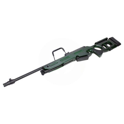 S&T SV-98 Spring Power Airsoft Rifle - (Real Wood/Green)