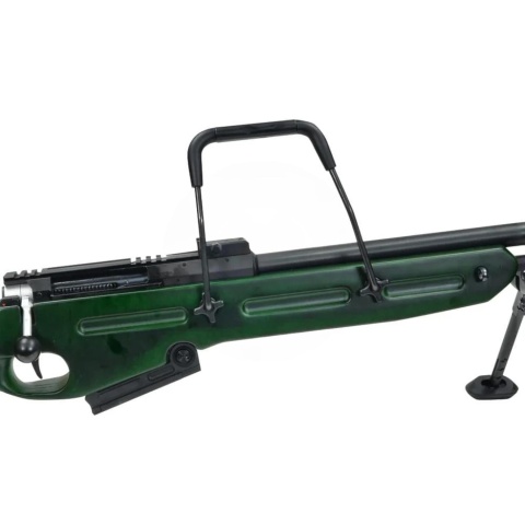 S&T SV-98 Spring Power Airsoft Rifle - (Real Wood/Green)