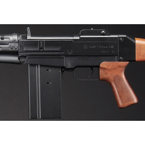 S&T Type 64 Full Metal Full Size AEG Airsoft Battle Rifle - (Black/Wood)