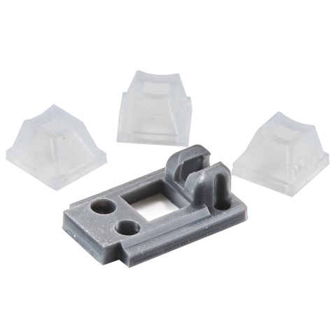 TAPP Airsoft TM M4 MWS Carbon Fiber Feedlip and Gasket Set for HPA Adapters