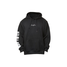 Dr. Black Heartbeat Pullover Hoodie - (Black)