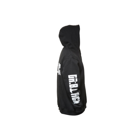 Dr. Black Heartbeat Pullover Hoodie - (Black)