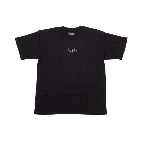 Dr. Black Heartbeat Hue Logo T Shirt - (Black)