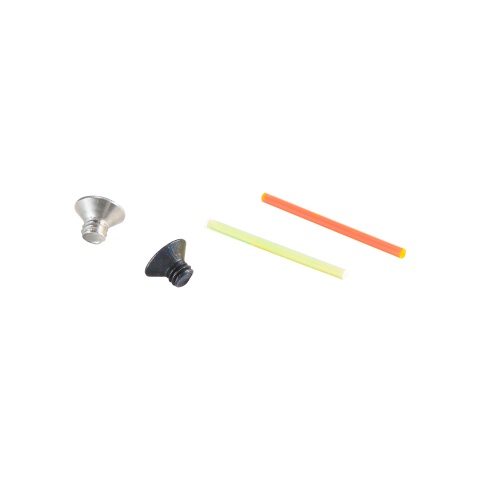 Dr. Black Aluminum Fiber Optic Rear Sight for TM Hi-CAPA 4.3 GBB Pistols