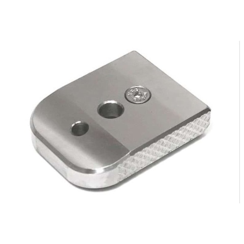 Dr. Black Tokyo Marui Hi-Capa GBB Magazine Base - (Silver)