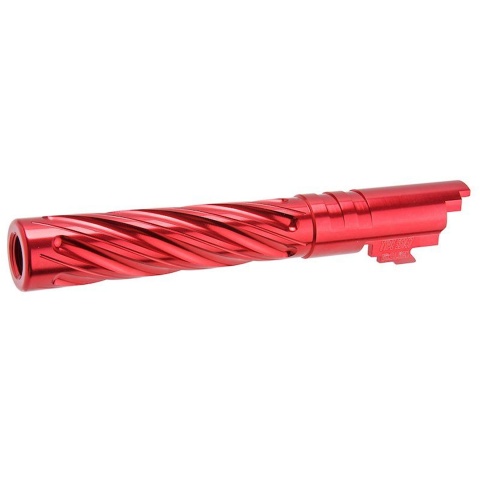 Dr. Black CNC Aluminum Spiral Storm Outer Barrel For TM Hi-CAPA 5.1 GBB Pistols