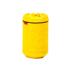 Z-Parts ERAZ Rotative 100 BBs Green Gas Airsoft Grenade (Color: Yellow)