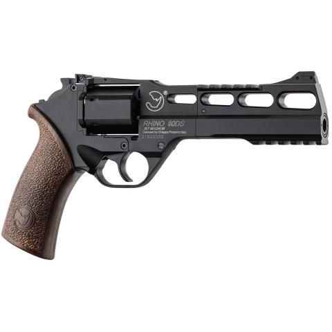 Chiappa Rhino Revolver 60DS .357 Magnum Style 6mm Airsoft Revolver Black Edition