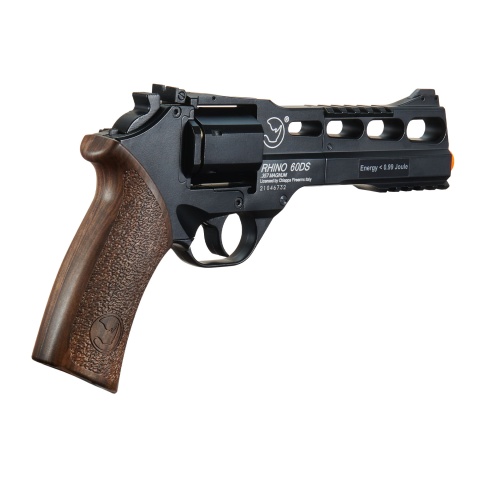 Chiappa Rhino Revolver 60DS .357 Magnum Style 6mm Airsoft Revolver Black Edition
