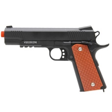 UK Arms 1911 Tac Heavyweight Series Airsoft Spring Pistol (Color: Black)