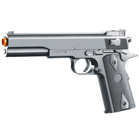 UK Arms M1911 Spring Powered Airsoft Pistol w/ Metal Flitch and Tube (Color: Gun Metal Gray)