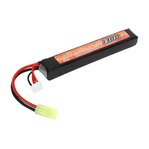 VB-Power Airsoft 11.1V 15C LIPO Stick AEG Battery - 1300 mAh