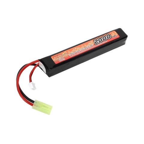VB-Power Airsoft 7.4V 15C LIPO Stick AEG Battery - 2000 mAh
