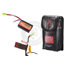 VB-Power 11.1V 1300 mAh 20C / 40C LiPo Airsoft AEG PEQ Battery