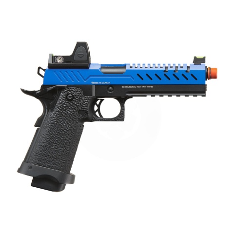 Vorsk Hi-Capa 5.1 GBB Pistol w/ Red Dot Sight - (Blue/Black)
