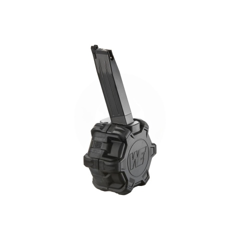 WE-Tech 350 Round Drum Magazine for Hi-Capa 5.1 Gas Blowback Airsoft Pistols - (Black)