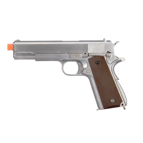M1911 Metal GBB Pistol - CO2 Version (Chrome)
