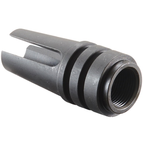 WE Flash Hider for R-M004 Series Rifles 14mm CCW Threaded - (Black)