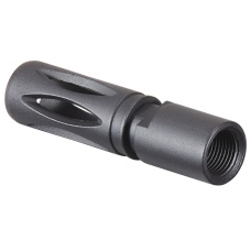 WE Metal Flash Hider for SMG-8 Airsoft GBB SMG -11mm Thread - (Black)