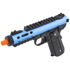 WE-Tech Galaxy 1911 Gas Blowback Airsoft Pistol (Color: Blue Slide w/ Black Lower)
