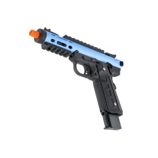 WE-Tech Galaxy 1911 Gas Blowback Airsoft Pistol (Color: Blue Slide w/ Black Lower)