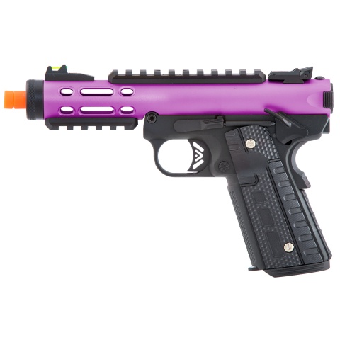 WE-Tech Galaxy 1911 Gas Blowback Airsoft Pistol (Color: Purple Slide w/ Black Lower)