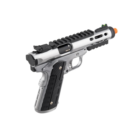 WE-Tech Galaxy 1911 Gas Blowback Airsoft Pistol (Color: Silver Slide w/ Silver Lower)