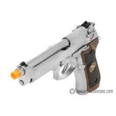 WE Tech RPD Biohazard Samurai Edge M92 GBB Pistol - (Silver)