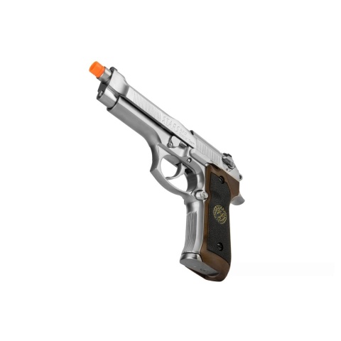 WE Tech RPD Biohazard Samurai Edge M92 GBB Pistol - (Silver)