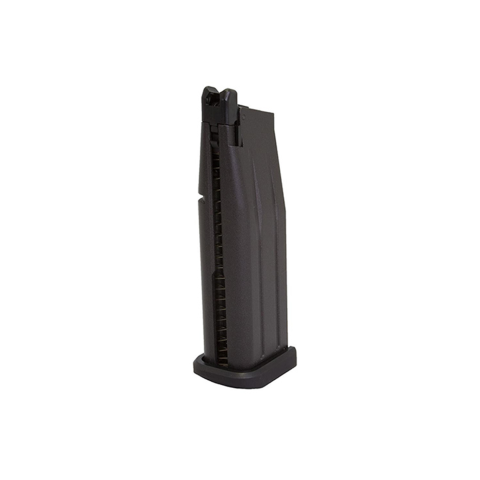 WE Tech 25rd  3.8 / 4.3 Hi-Capa Gas Blowback Pistol Magazine (BLACK)