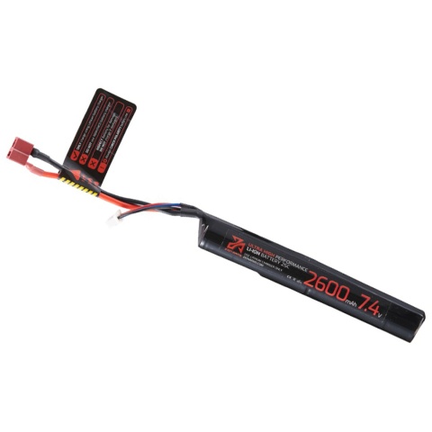 Zion Arms 7.4v 2600mAh Lithium-Ion Stick Battery (Deans Connector)