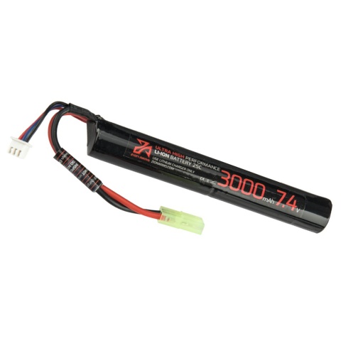 Zion Arms 7.4v 3000mAh Lithium-Ion Stick Type Battery (Tamiya Connector)