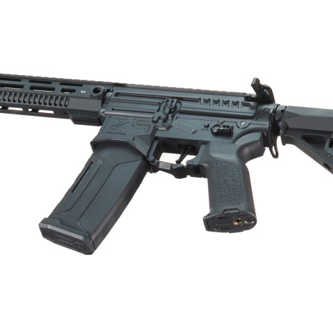 Zion Arms R15 Mod 1 Long Rail Airsoft Rifle with Delta Stock (Color: Black)