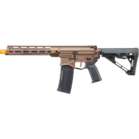 Zion Arms R15 Mod 1 Long Rail Airsoft Rifle with Delta Stock (Color: Bronze)
