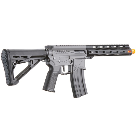 Zion Arms R15 Mod 1 Long Rail Airsoft Rifle with Delta Stock (Color: Grey)