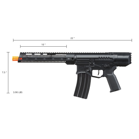 Zion Arms R&D Precision Licensed R15 Mod 0 Long Rail Airsoft Rifle (Color: Black)