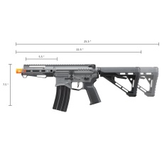 Zion Arms R15 Mod 1 Short Barrel Airsoft Rifle with Delta Stock (Color: Grey)
