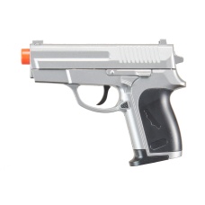 CYMA ZM01S Airsoft Compact Metal Spring Pistol - SILVER