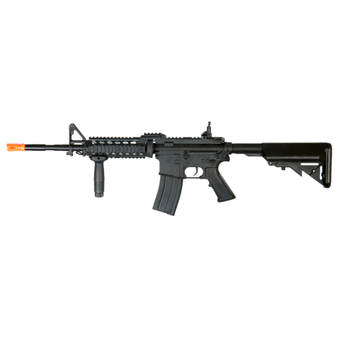 Cyma ZM81D M4 RIS AEG Plastic Gear, Polymer Body, Lipo Battery Included