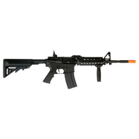 Cyma ZM81D M4 RIS AEG Plastic Gear, Polymer Body, Lipo Battery Included