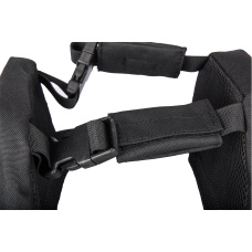 Lancer Tactical 1000D Nylon Children's Tactical Molle Vest w/ Battle Belt [XS] (Black)