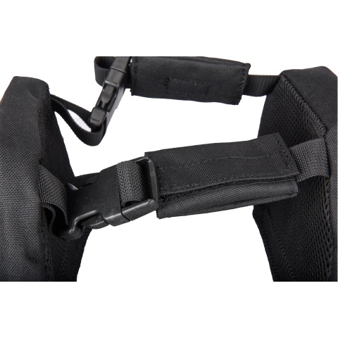 Lancer Tactical 1000D Nylon Children's Tactical Molle Vest w/ Battle Belt [XS] (Black)